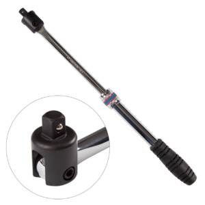 Вороток 1/2″, 450-600 мм, с шарниром, телескопический KING TONY 4461-24G