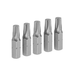 Набор вставок (бит) торцевых 1/4″, Torx, T25, 25 мм, 5 предметов TOLSEN TT20277