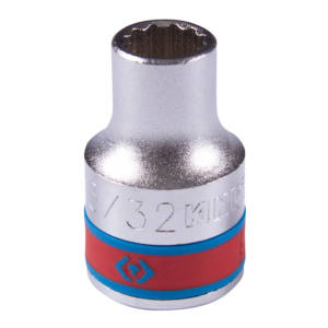 Головка торцевая стандартная двенадцатигранная 1/2″, 13/32″, дюймовая KING TONY 433013S