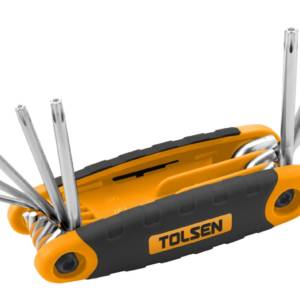 Набор Torx, T9H-T40H, с отверстием, складной, 8 предметов TOLSEN TT20069