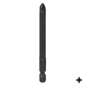 Вставка (бита) торцевая 1/4″, Pozidriv, PZ3, 90 мм, для шуруповерта KING TONY 719003Z