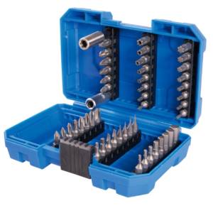 Набор вставок (бит) 1/4″, PH, PZ, Hex, Torx, Slotted, Square, 49 предметов KING TONY 1049CQ