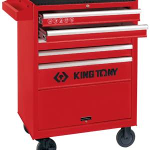 Тележка инструментальная, 5 выдвижных ящиков и отсек, «CLASSIС» KING TONY 87432-5B