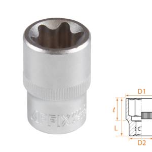 Головка торцевая TORX Е-стандарт 1/2″, E22 AFFIX AF00043022