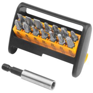Набор вставок (бит) 1/4″, PH, PZ, Torx, 15 предметов TOLSEN TT20365