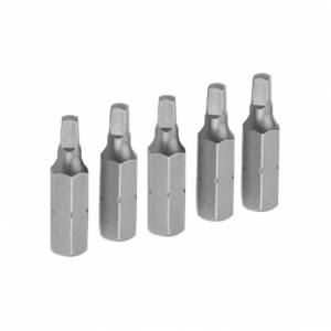 Набор вставок (бит) торцевых 1/4″, Square, S2, 25 мм, 5 предметов TOLSEN TT20280