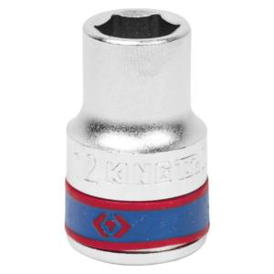Головка торцевая стандартная шестигранная 1/2″, 12 мм KING TONY 433512M