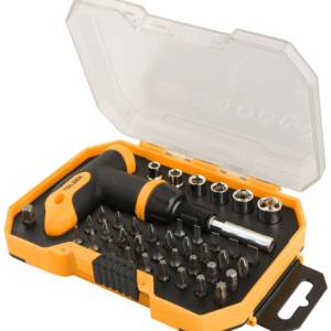 Набор вставок (бит) 1/4″, PH, PZ, Hex, Torx, Slotted, 41 предмет TOLSEN TT20036