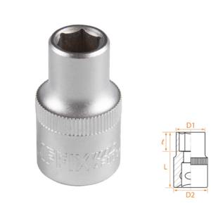 Головка торцевая стандартная шестигранная 1/2″, 10 мм AFFIX AF00040010