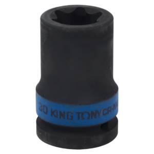 Головка торцевая ударная TORX Е-стандарт 3/4″, E30, L = 56 мм KING TONY 657530M