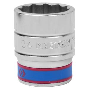 Головка торцевая стандартная двенадцатигранная 3/4″, 34 мм KING TONY 633034M