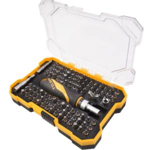 Набор вставок (бит) 1/4″, PH, PZ, Hex, Torx, Slotted, 105 предметов TOLSEN TT20188
