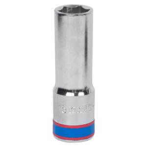 Головка торцевая глубокая шестигранная 1/2″, 15 мм KING TONY 423515M