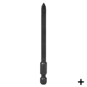 Вставка (бита) торцевая 1/4″, Phillips, PH1, 90 мм, для шуруповерта KING TONY 719001P