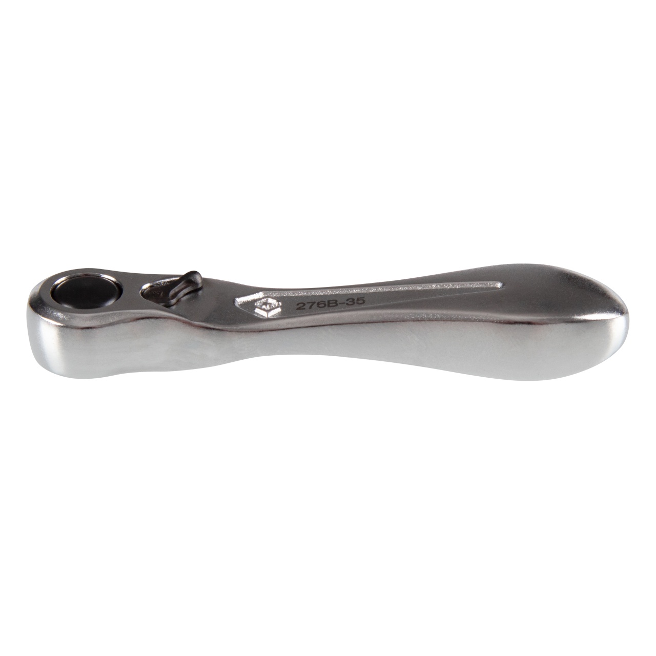 Трещотка 1/4", 88 мм, 60 зубцов, флажковая, для вставок (бит) KING TONY 276B-0225